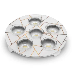 Seder Plates|Godinger Abstract Lines Seder Plate