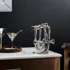Barware Sets|Godinger Airplane 5 Piece Bar Tool Set
