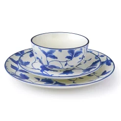 Fine Dinnerware|Godinger Arleigh Porcelain 12 Piece Dinnerware Set, Service For 4