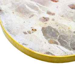 Coasters|Godinger Brown Marble Pear Coaster Set