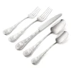 Flatware Sets|Godinger Butterfly Sandblasted 18/10 Stainless Steel 20 Piece Flatware Set, Service For 4