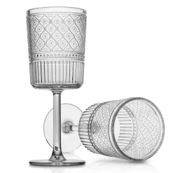 Acrylic|Godinger Claro Acrylic Clear Goblet, Set of 4