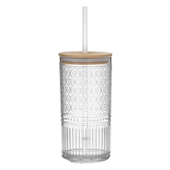 Acrylic|Godinger Claro Acrylic Clear Travel Tumbler, Set of 4