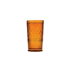 Dof & Highball|Godinger Claro Amber Highball, Set of 4