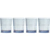 Acrylic|Dof & Highball|Godinger Claro Blue Acrylic Double Old Fashion, Set of 4