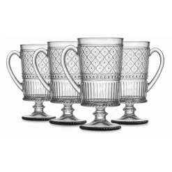 Mugs & Teacups|Godinger Claro Footed Coffee Mug, Set of 4