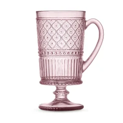 Mugs & Teacups|Godinger Claro Pink Footed Coffee Mug, Set of 4