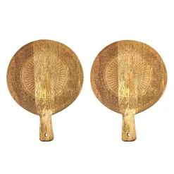 Kitchen Tools|Serving & Cheese Boards|Godinger Claro Round Paddle Board Set
