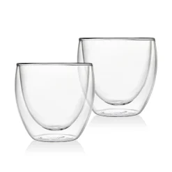 Mugs & Teacups|Godinger Coffee Double Wall Espresso Tumbler Small, Set of 2