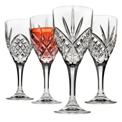 Acrylic|Dublin Glassware|Godinger Dublin Acrylic Goblet, Set of 4