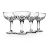 Martini & Coupes|Dublin Glassware|Godinger Dublin Champagne Coupe, Set of 4