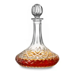 Decanter & Decanter Sets|Dublin Glassware|Godinger Dublin Crystal Captains Decanter