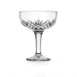 Martini & Coupes|Dublin Glassware|Godinger Dublin Crystal Champagne Coupe, Set of 12