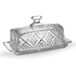 Kitchen Storage|Dublin Kitchen|Godinger Dublin Crystal Covered Butter Dish