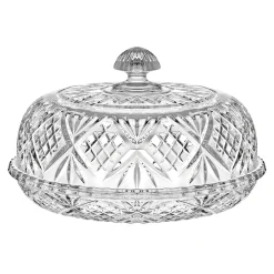 Dublin Kitchen|Godinger Dublin Crystal Covered Pie Dome