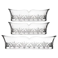 Flatware Caddies|Dublin Kitchen|Godinger Dublin Crystal Flatware Caddies, Set of 3
