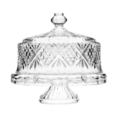 Cake Stands|Godinger Dublin Crystal Footed Cake Dome