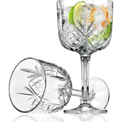 Dublin Glassware|Dublin Kitchen|Godinger Dublin Crystal Gin Ballon Glass, Set of 4