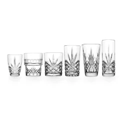 Dof & Highball|Dublin Glassware|Godinger Dublin Crystal Highball, Set of 4