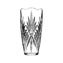 Vases|Dublin Décor|Godinger Dublin Crystal Large Scalloped Vase
