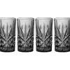 Dof & Highball|Dublin Glassware|Godinger Dublin Crystal Midnight Highball, Set of 4