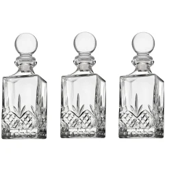 Decanter & Decanter Sets|Godinger Dublin Crystal Mini Decanter, Set of 3