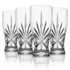 Dof & Highball|Dublin Glassware|Godinger Dublin Crystal Pint, Set of 4