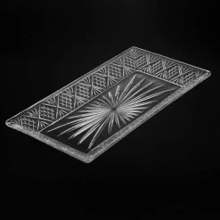 Serving Trays|Dublin Kitchen|Godinger Dublin Crystal Rectangle Tray
