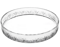 Serving Trays|Dublin Kitchen|Godinger Dublin Crystal Round Serving Tray