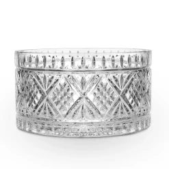 Serving Bowls|Dublin Kitchen|Godinger Dublin Crystal Salad Bowl with Salad Server Set