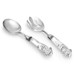 Serving Bowls|Dublin Kitchen|Godinger Dublin Crystal Salad Bowl with Salad Server Set