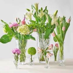 Vases|Dublin Décor|Godinger Dublin Crystal Scalloped Vase