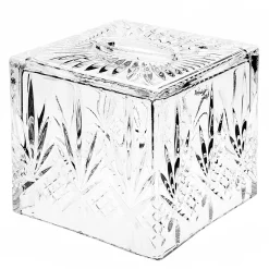 Bathroom Accessories|Dublin Décor|Godinger Dublin Crystal Tissue Box