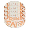 Appetizer Sets|Godinger Eat Drink & Be Fancy Appetizer Plate, Set of 4