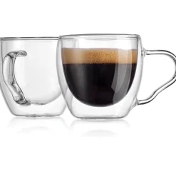 Mugs & Teacups|Godinger Espresso Double Wall Cup, Set of 2
