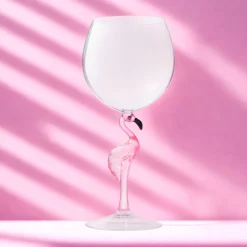 Acrylic|Godinger Flamingo Acrylic Wine Glass