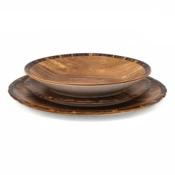 Everyday Dinnerware|Godinger Foret Porcelain 12 Piece Dinnerware Set, Service for 4