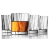 Dof & Highball|Godinger Glacier Double Old Fashion Glass, Set of 4