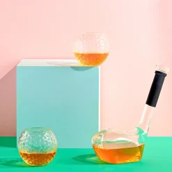 Decanter & Decanter Sets|Godinger Golf 3 Piece Decanter Whiskey Set