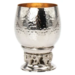 Kiddish Cups|Godinger Grape Hammered Kiddush Cup