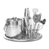 Barware Sets|Godinger Hammered 9 Piece Bar Tool Set