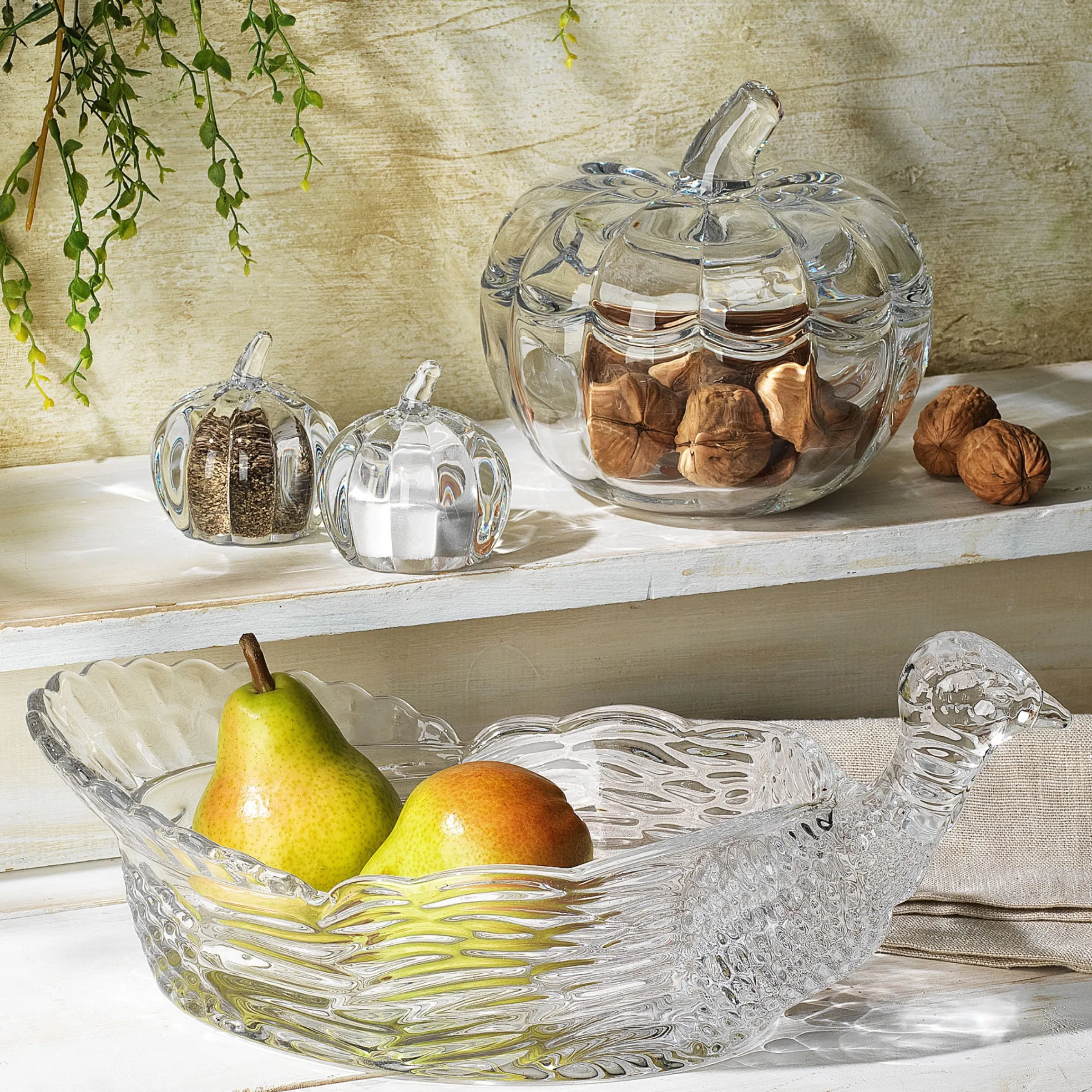 Salt & Pepper|Godinger Harvest Pumpkin Salt & Pepper Shaker Set