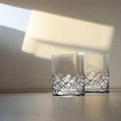 Dof & Highball|Godinger Hatch Double Old Fashion, Set of 4