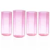 Dof & Highball|Godinger Helix Pink Highball, Set of 4