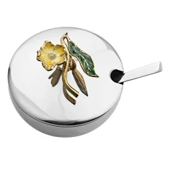 Honey & Jam Jars|Godinger Hellebore Jam Jar with Spoon