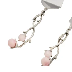 Cake Servers|Godinger Hyaline Pink Cake Server Set