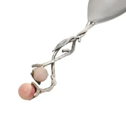 Salad Servers|Godinger Hyaline Pink Salad Server Set