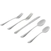 Flatware Sets|Godinger Infinity Mirrored 18/0 Stainless Steel 20 Piece Flatware Set, Service For 4