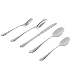 Flatware Sets|Godinger Infinity Mirrored 18/0 Stainless Steel 20 Piece Flatware Set, Service For 4