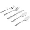 Flatware Sets|Godinger Ingot 18/10 Stainless Steel 20 Piece Flatware Set, Service For 4